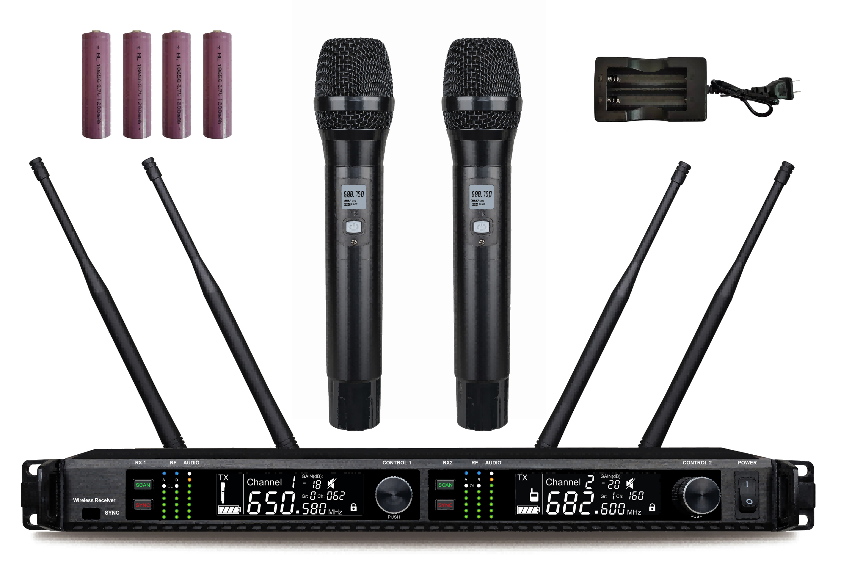 真分集接收无线话筒