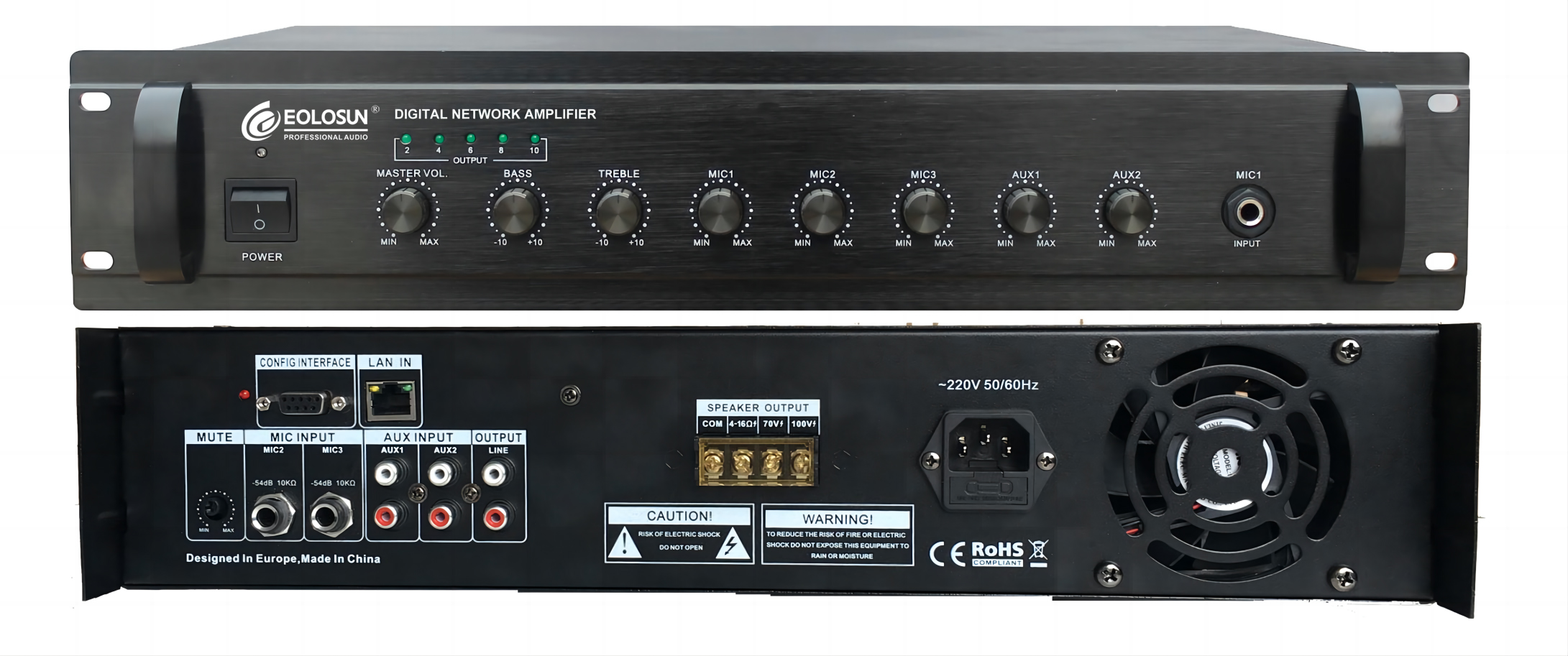 IP网络音频功率放大器